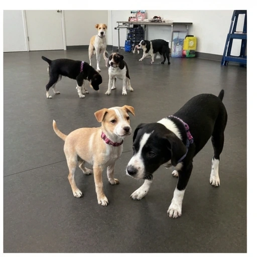 Collie in a family setting